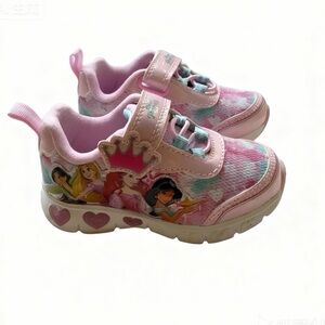 Disney Princess Princess Light-Up Sneakers Great Condition size6 Toddler